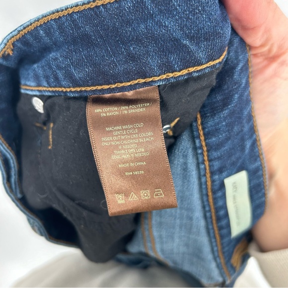 KUT From The Kloth Denim Blue Jeans Katy Ankle Straight‎ Leg Size 6 Medium Wash - Picture 3 of 8